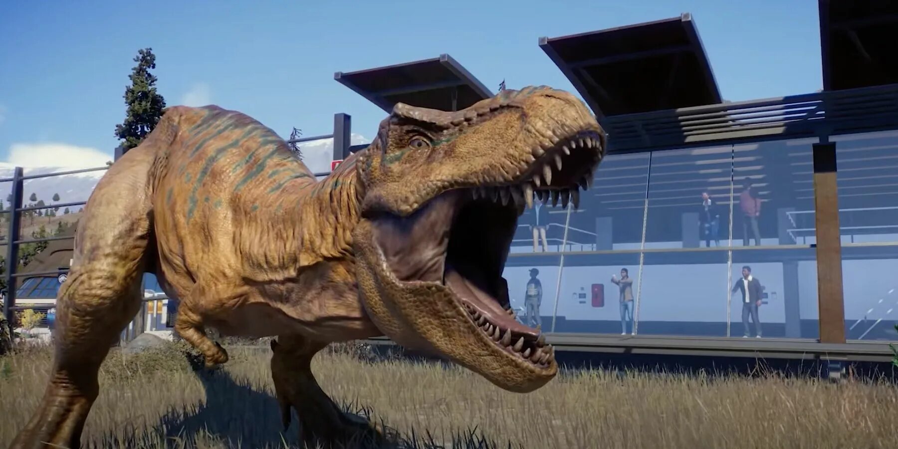 Скачай последнюю версию jurassic world. Jurassic World Evolution 2. Мир Юрского периода Эволюция 2 Тираннозавр. Сеарадактиль Jurassic World Evolution 2. Jurassic World Evolution 2 парк.