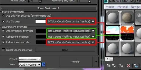 Scene environment