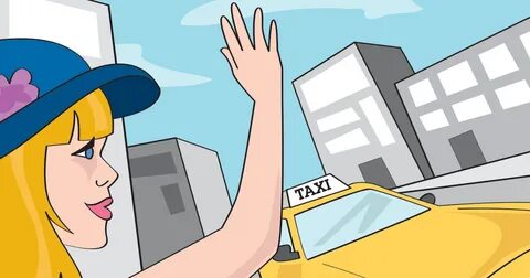 Taking a taxi