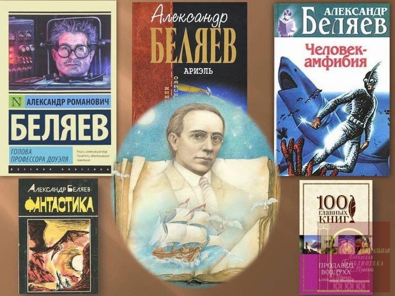 Современные отечественные писатели фантасты 6 класс. Беляев писатель фантаст голова профессора Доуэля.