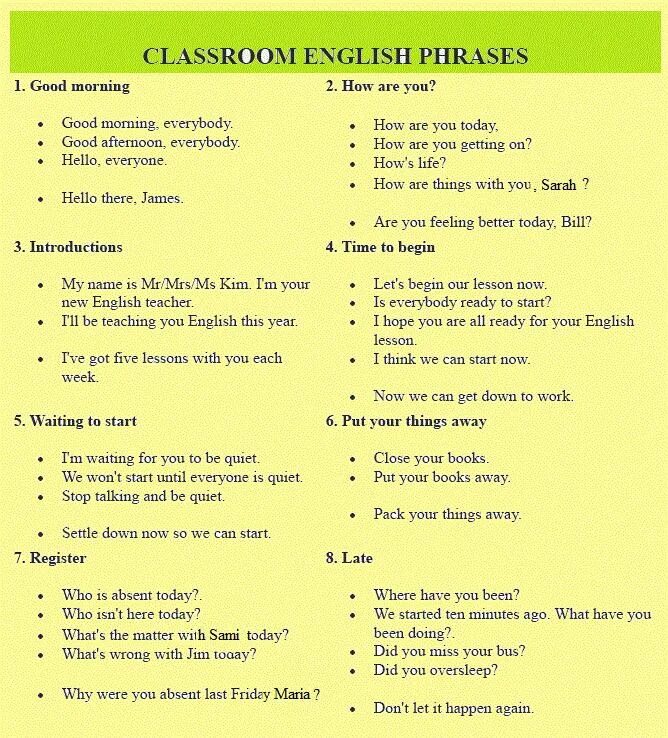 Classroom English phrases. Classroom language phrases. Classroom phrases in English for students. Common phrases in English. Elementary перевод