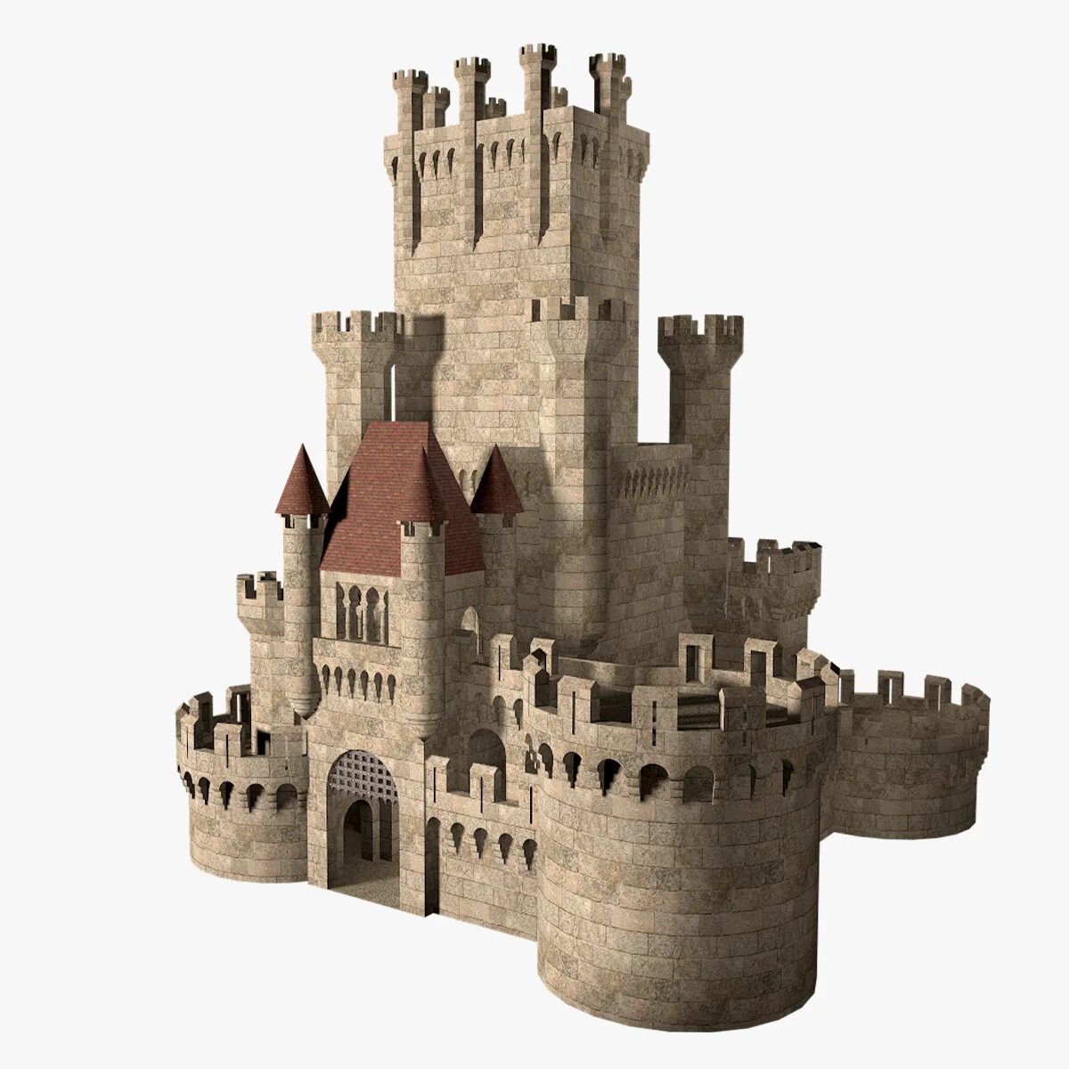 Замок 3 д. Замок Low Poly 3d. 3d модель Castle. Средневековый замок 3d модель. Модель средневекового замка.