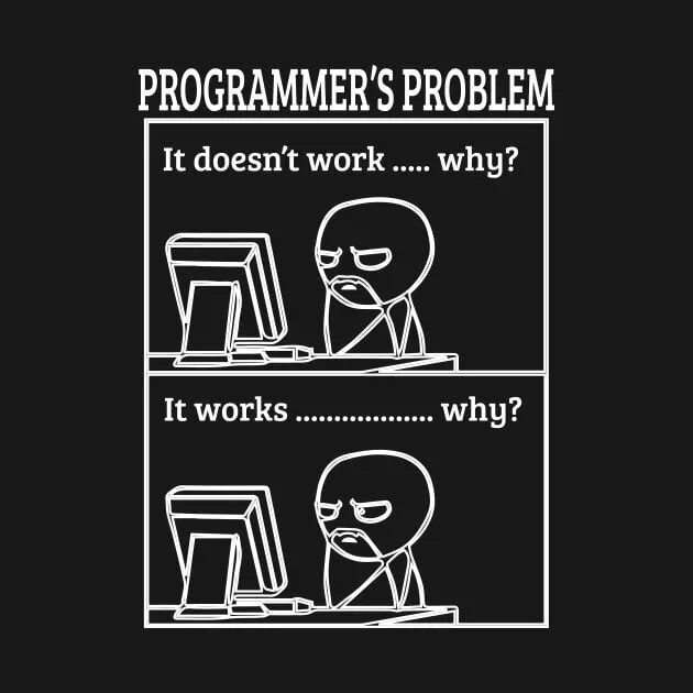 Doesn t ru. Programmer jokes. Программист Мем. Problems Мем. Мир программирования.