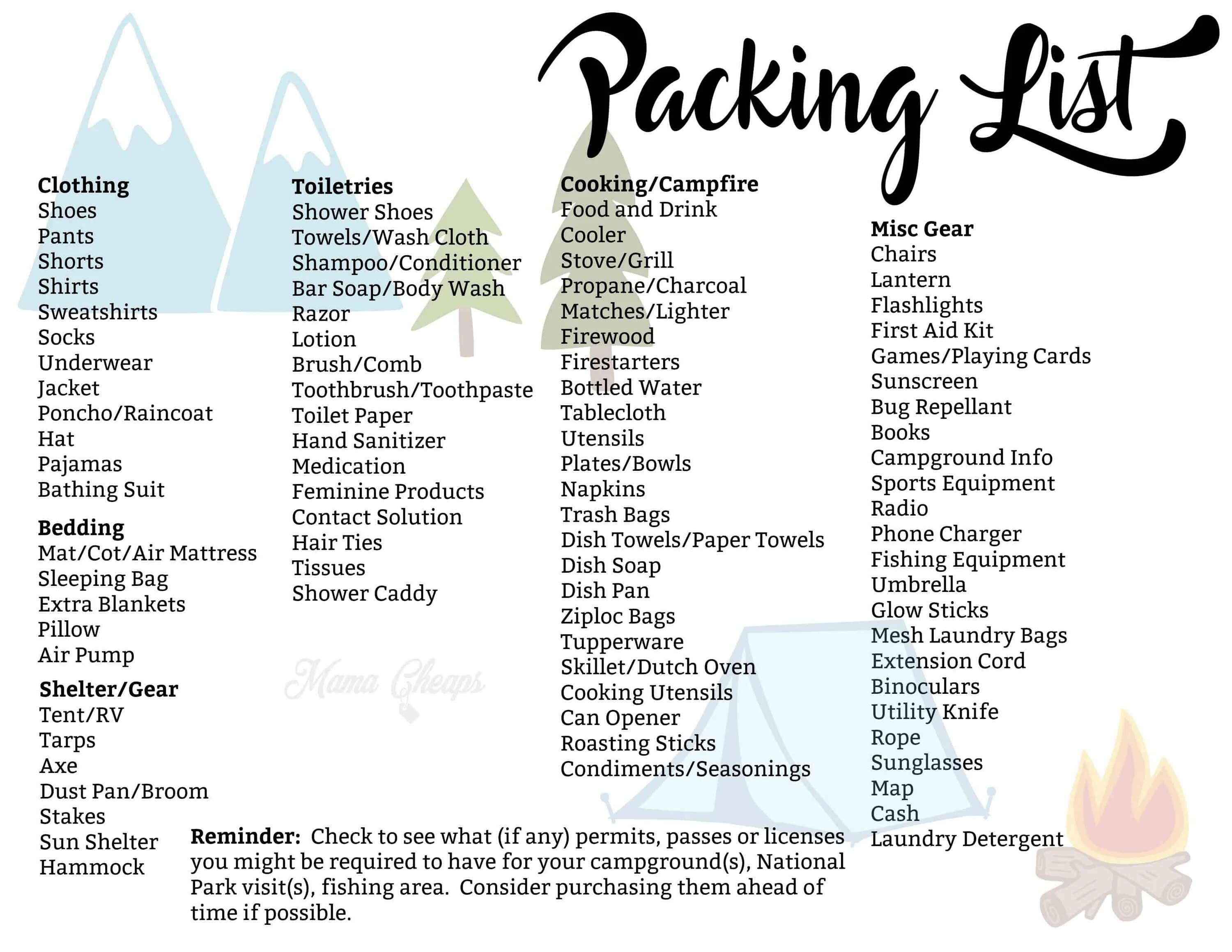 Camp list. Family Camping Packing list. Camping list. Packing list Vargo. Camping list Sample.