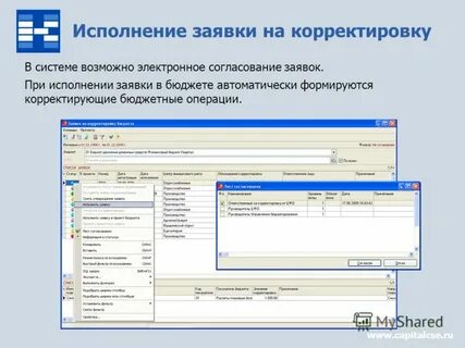 Исполнения заявки