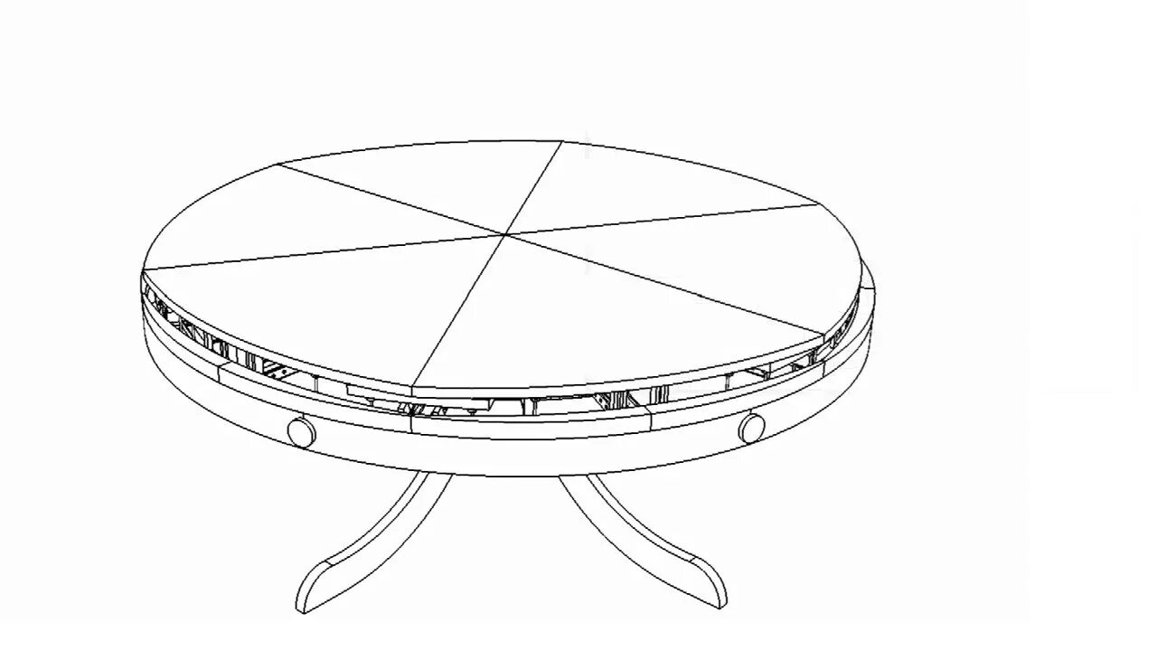 Круглый стол трансформер чертежи Fletcher Capstan Table (Reversed Engineered) Tavolo, Tabla, Design