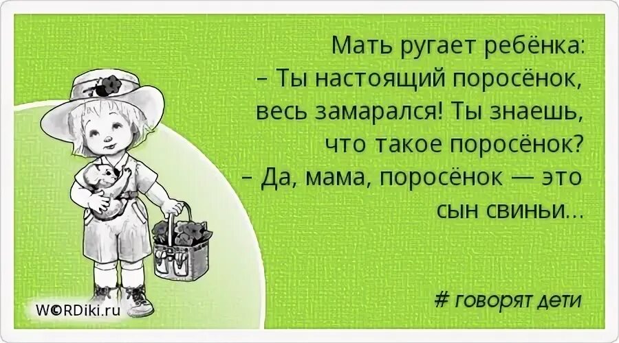 Сын сказал что он