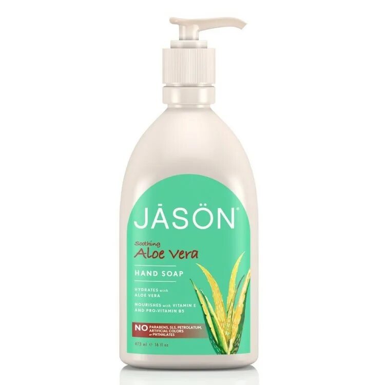 Жидкое мыло. Jason Aloe Vera. Жидкое мыло брендовое.