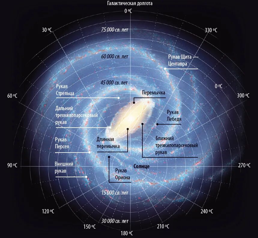 Млечный путь расположение. Галактика Млечный путь строение нашей Галактики. Солнечная система в галактике Млечный путь схема. Политическая карта Галактики Млечного пути. Структура Галактики Млечный путь.