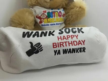 Looking for a gift that is a little different a Novelty white Wank Sock is ...