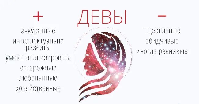 Характер девы женщины