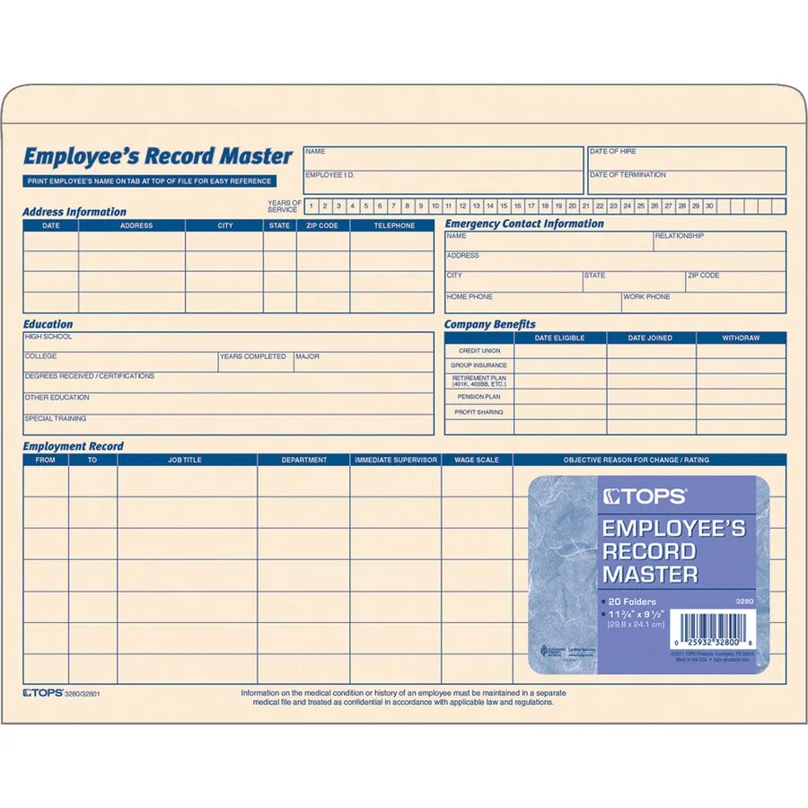 Example records