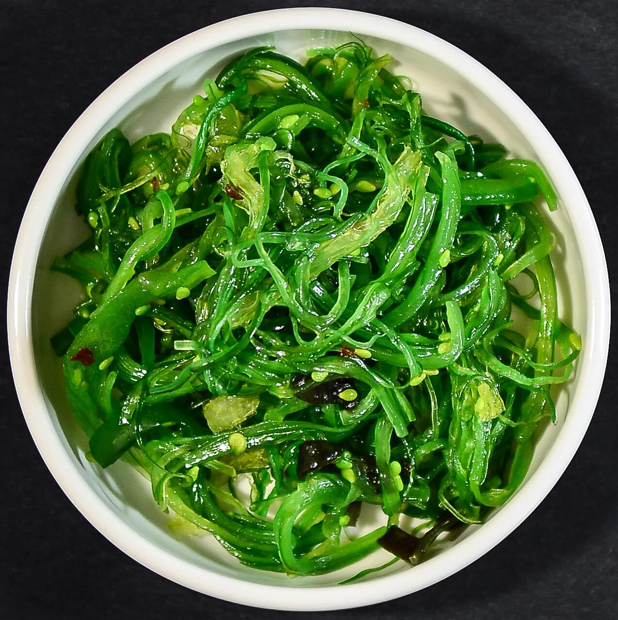 водоросли чука (вакаме). чука водоросли. вакаме с фасолью.