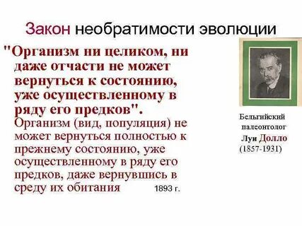 Что такое закон в биологии 5 класс