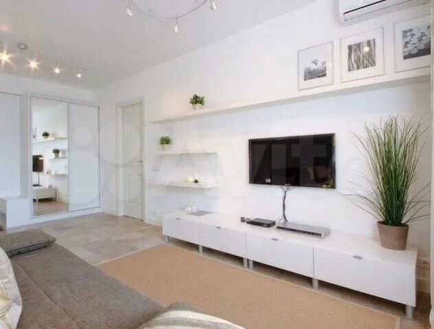 Интерьер квартиры в черно-белом стиле Living room interior, Trendy living rooms,