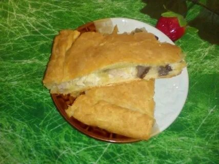 Пирог с мясом в песочном тесте