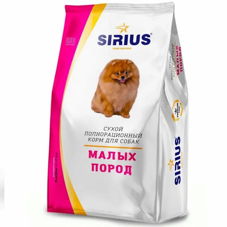 Корм Сириус для взрослых собак малых пород 2кг. Сириус корм для собак 2 кг. Сириус для мелких пород собак. Сухие корма Сириус для собак 20 кг.