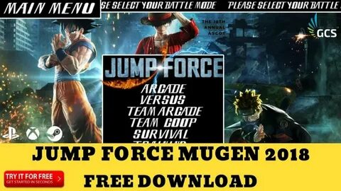 Jump force mugen v9