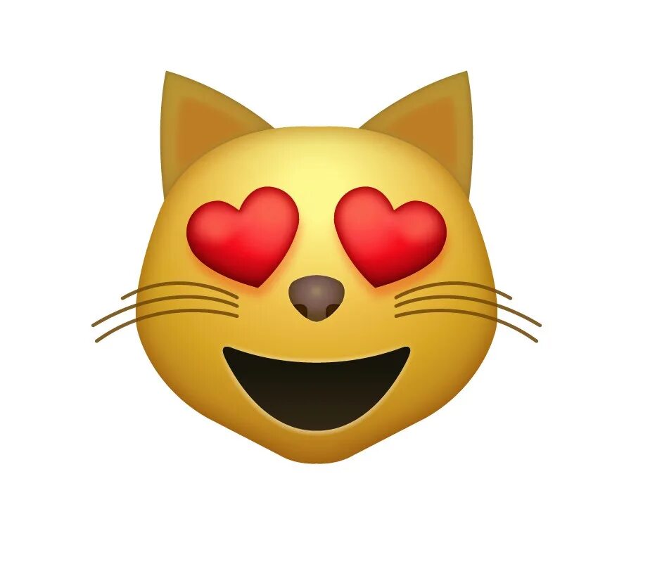 Смайлик кот с сердечками в глазах. Смайлик кошка. Смайлик кошка. Смайл кошечка. Котенок с сердечком.