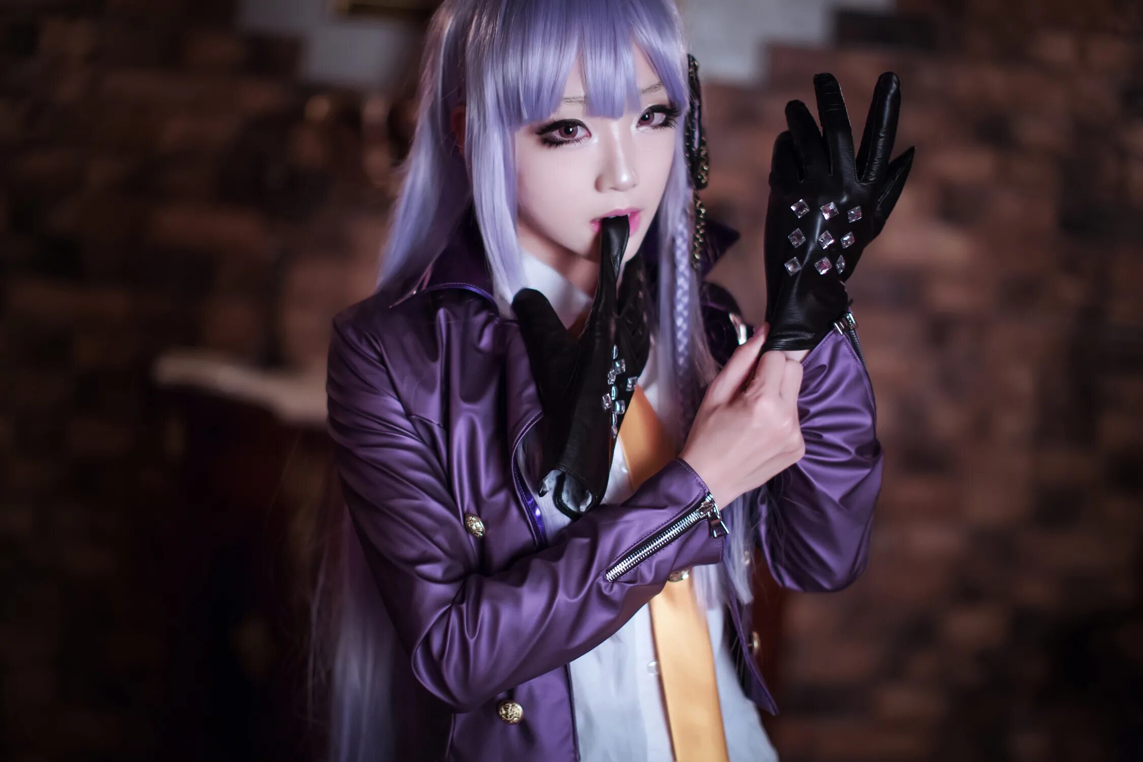 Cosplay девушка. Кёко Киригири косплей. Danganronpa Киригири кёко косплей. Косплей Данганронпа кёко Киригири.