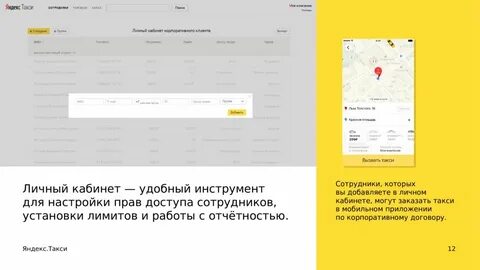 Бизнес аккаунт такси