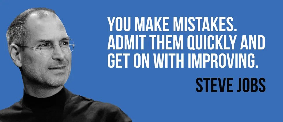 Making mistakes. Admit mistakes. To admit mistake. You made a mistake. A mistake had been made