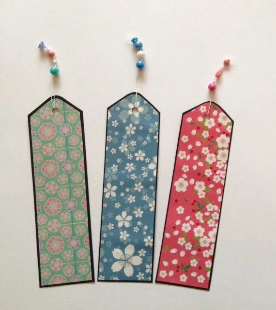 Page markers Crafts, Camping crafts, Cute bookmarks