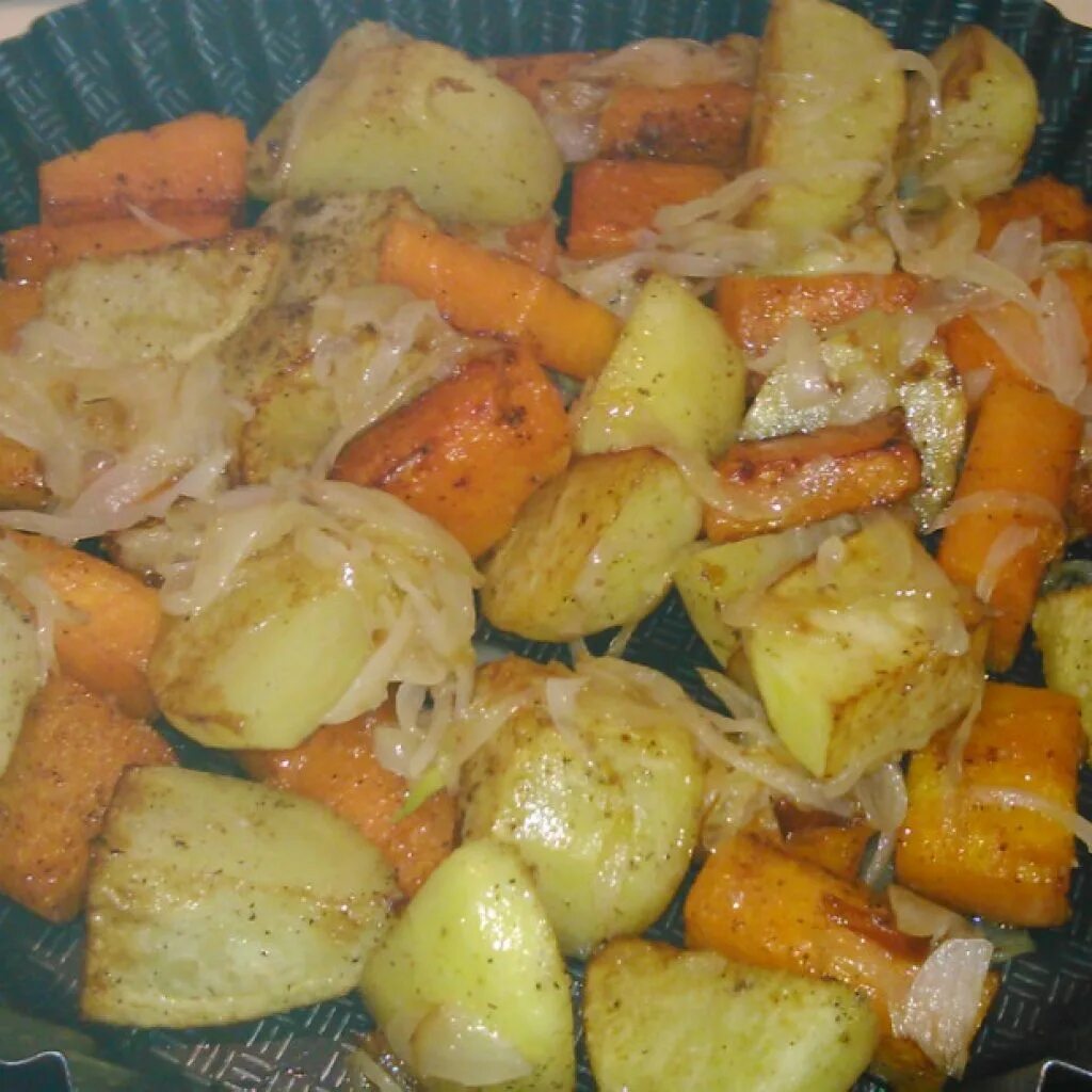 Курица в духовке с тыквой и картошкой. Курица в духовке с тыквой и картошкой
