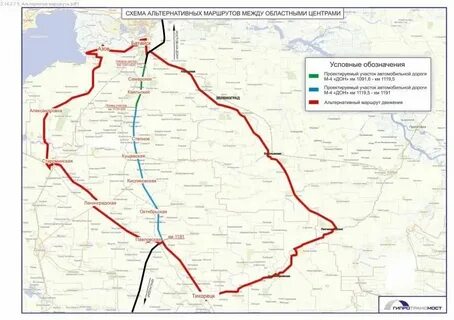 Карта м4 краснодарский край на карте