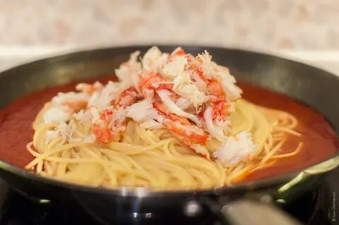 Паста с крабом