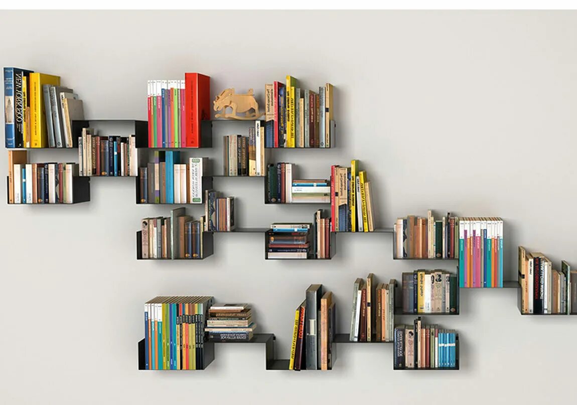 There is a book on the shelf