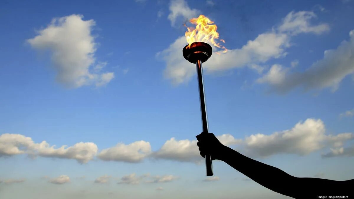 Passed torch. Carry a torch.