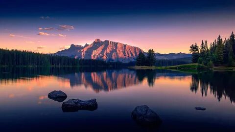 Скачать обои Горы, Озеро, Камни, раздел природа в разрешении 2560x1440