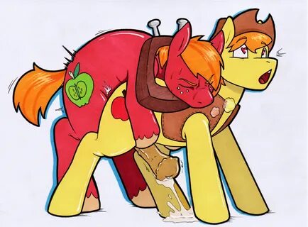 3243377 - explicit, artist:rottenowl, big macintosh, braeburn, earth pony,...