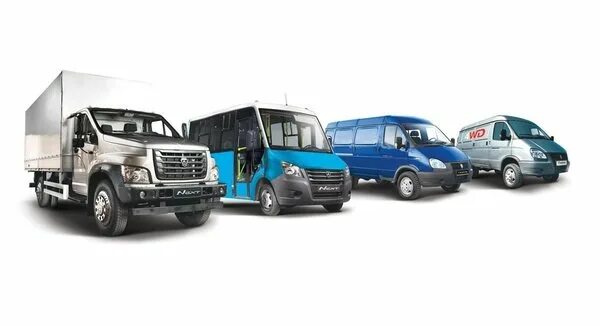 Модельный ряд коммерческих автомобилей Газель