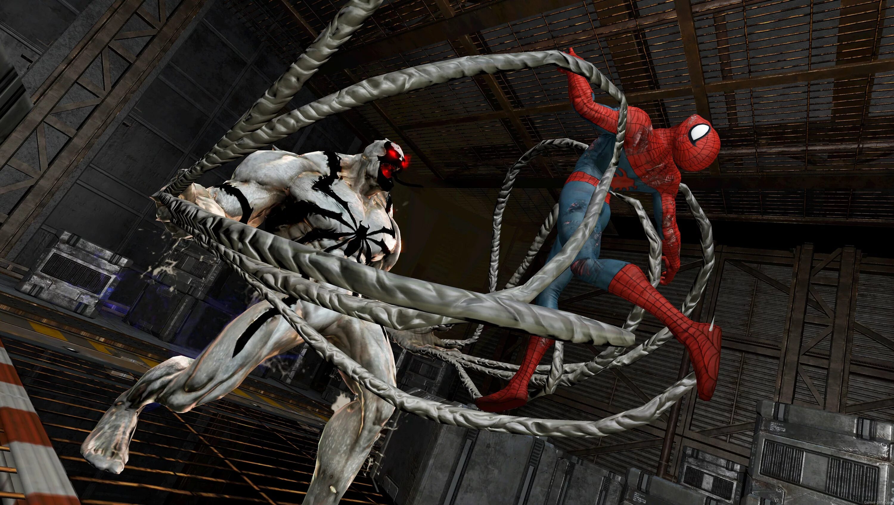 Паук logic games. Анти веном spider man edge of time. доктор осьминог симбиот. человек паук 2011 игра. spider-man: edge of time (ps3).
