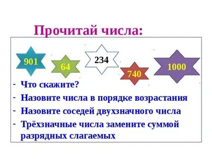 Сложение трехзначных чисел презентация