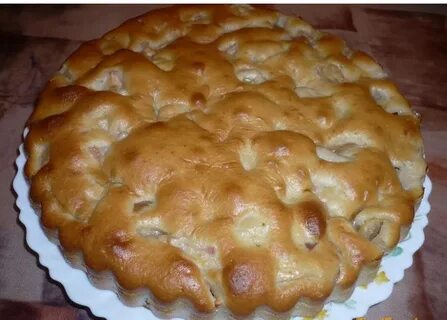 Пирог к чаю с молоком