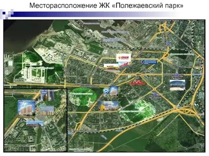 Карта полежаевского парка