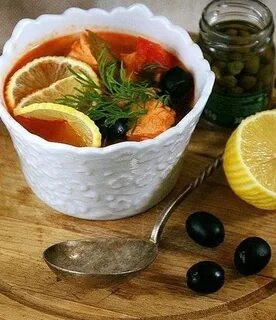 Рыбная солянка семга