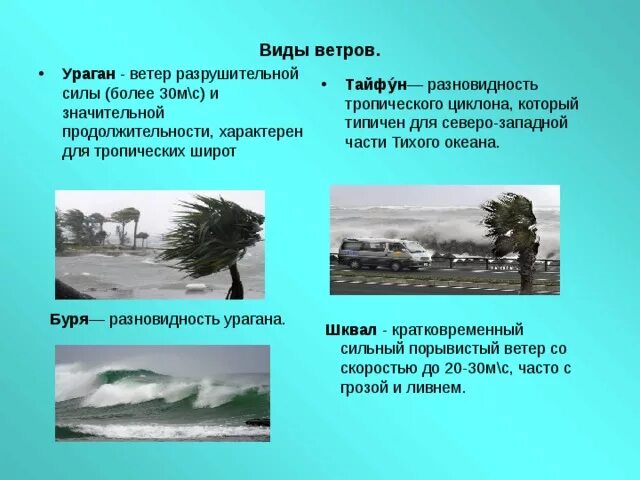 Что обозначает слово бриз. Виды ветра. Виды ветра названия. Презентация на тему ветер. Ветра и их характеристика.