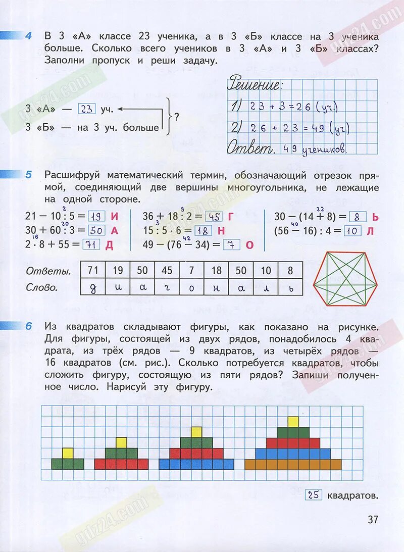 Математика 3 класс часть учебник дорофеев миракова