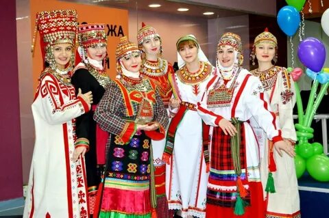 Национальный костюм чувашии женский