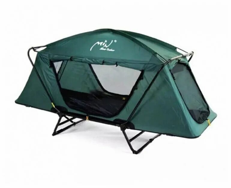 Купить раскладушку для рыбалки в палатку. Палатка Mimir cf0940. Палатка-раскладушка Mimir cf0940. Палатка-раскладушка Tent cot. Двухместная палатка-раскладушка cf0940-2 из железного каркаса Mimir Outdoor.