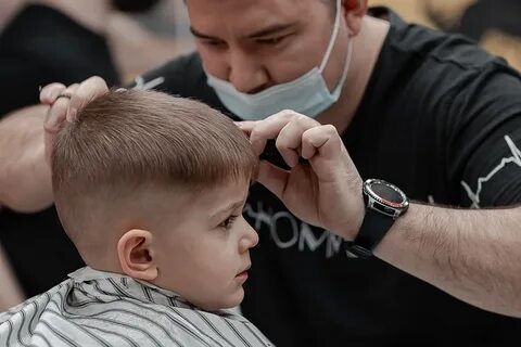 Детская стрижка в барбершопе
