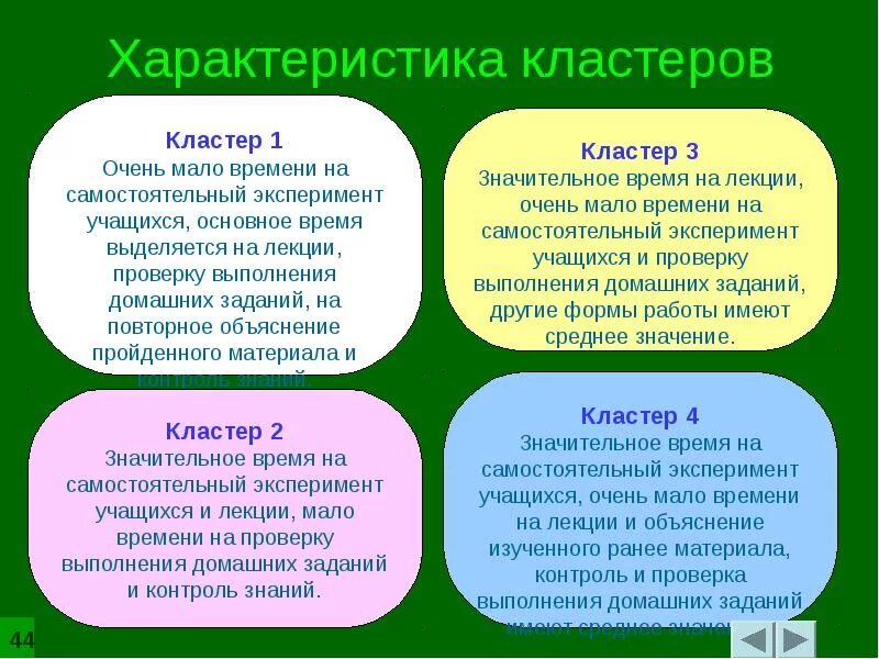 Кластеры особенности. Кластер характеристика. Свойства кластеров. Кластер характер.