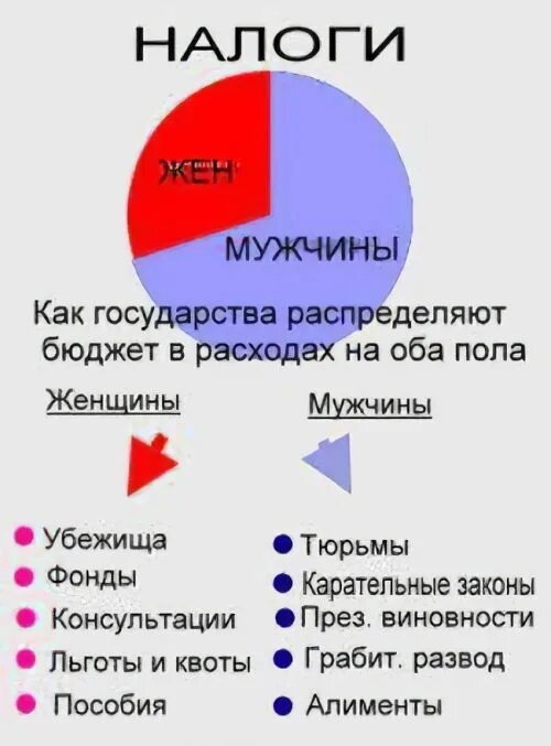 Антимужские законы. Мужское государство. Статистика налогов от мужчин и женщин. Антимужские законы в России список.