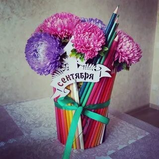 Букет из карандашей