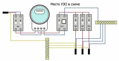 Узо как правильно подключить схемы