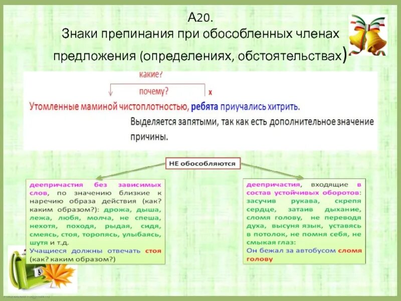 Каковы правила пунктуации при обособлении. Знаки препинания при обособленных обстоятельствах. Знаки препинания при определениях. Знаки препинания при обособленных членах. Обстоятельство знаки препинания при обособленных обстоятельствах.